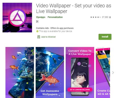 Aplikasi Video Wallpaper